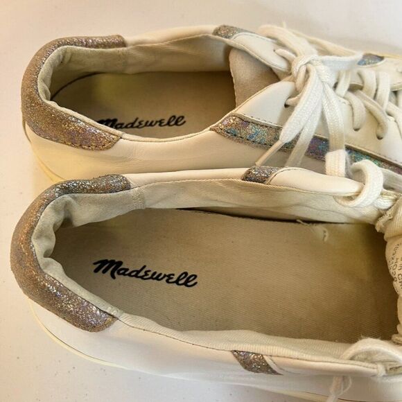 Madewell Sidewalk Low-Top Sneakers in Iridescent Leather - Picture 8 of 8